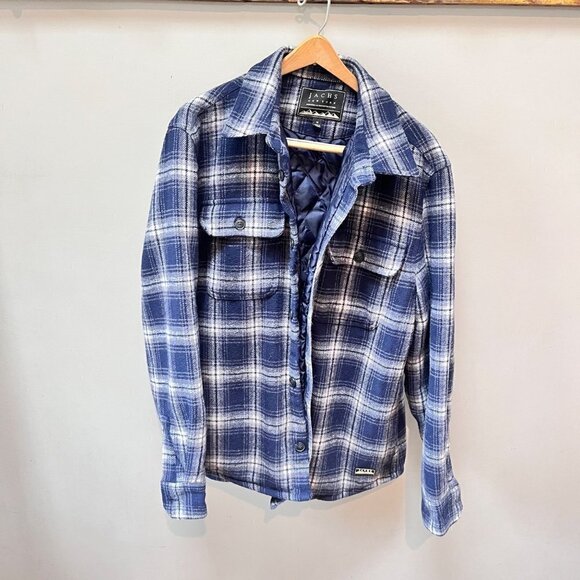 Jachs Quilted Plaid Wool Flannel Shacket- Size M‎ - Picture 1 of 6